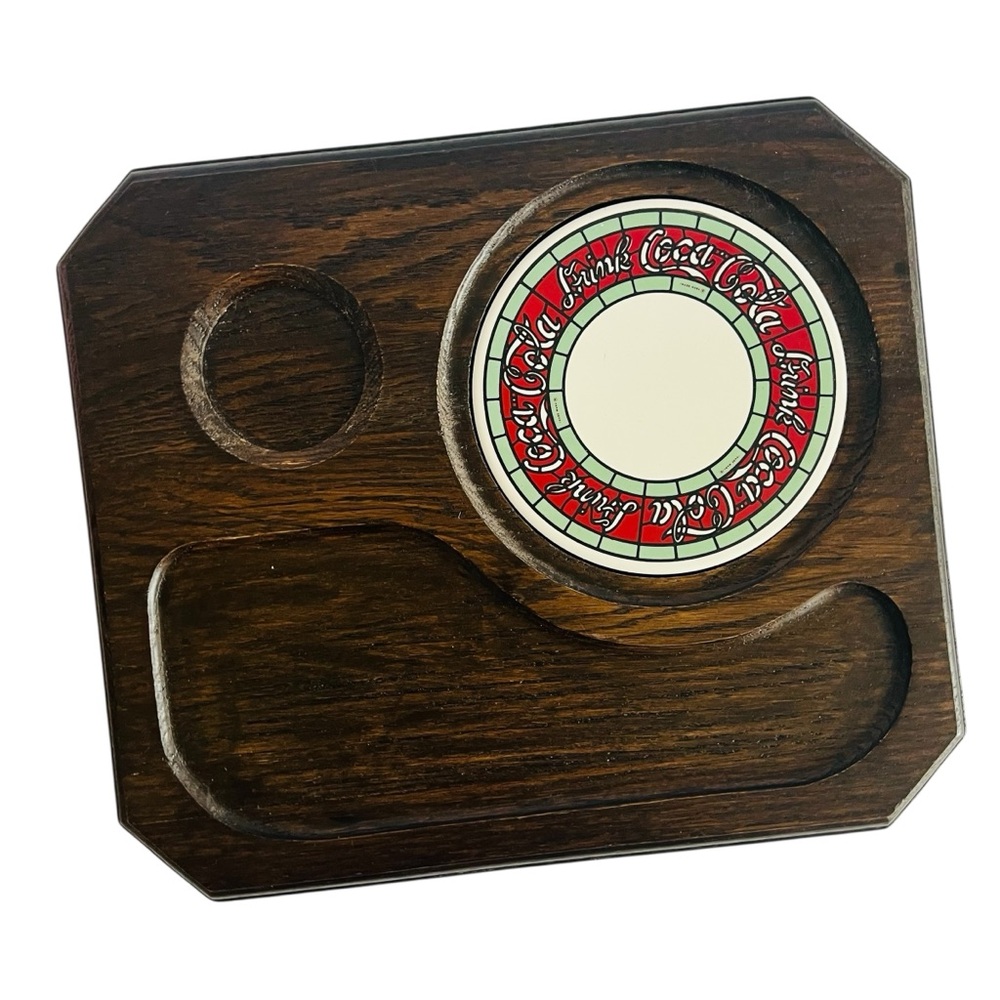 Coca Cola Wood Serving Tray - Picture 4 of 6